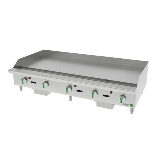 Plancha Lisa Termostatica a Gas con Placa de 3/4" AETG-60-H ASBER