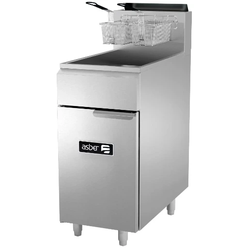 Freidora a Gas Piso 2 Canastillas AEF-50-S ASBER