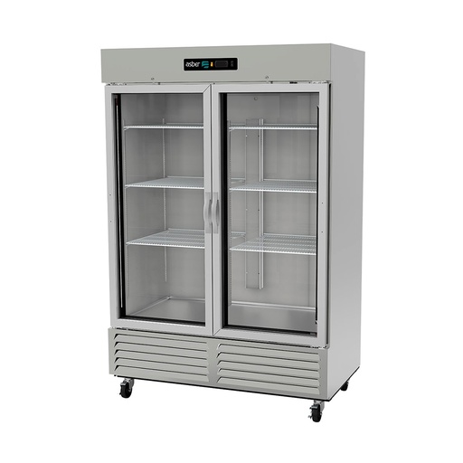 Refrigerador Industrial 2 Puertas de Cristal 49 Pies ARR-49-G-H ASBER
