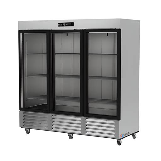 Refrigerador Industrial 3 Puertas de Cristal 72 Pies ARR-72-G-H ASBER