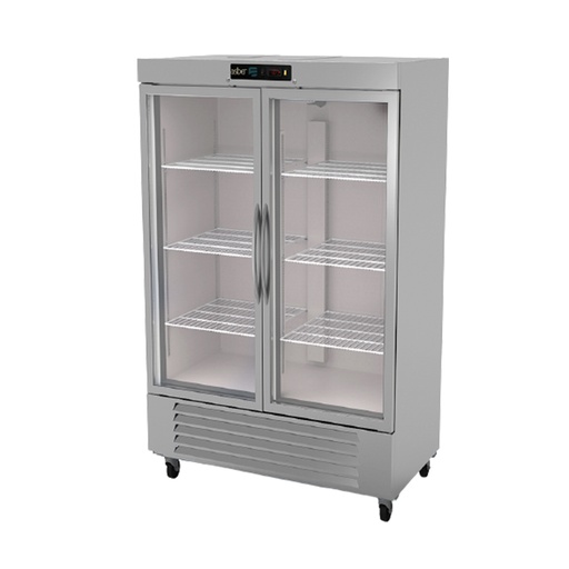 Congelador Industrial 2 Puertas de Cristal 37 Pies ARF-37-G ASBER