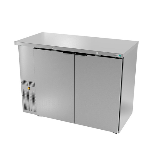 Refrigerador Contra Barra Acero Inoxidable Slim Line Puerta Sólida ABBC-24-48-S ASBER