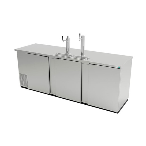 Dispensador de Cerveza de 3 Barriles 177 cm ADDC-94-S ASBER