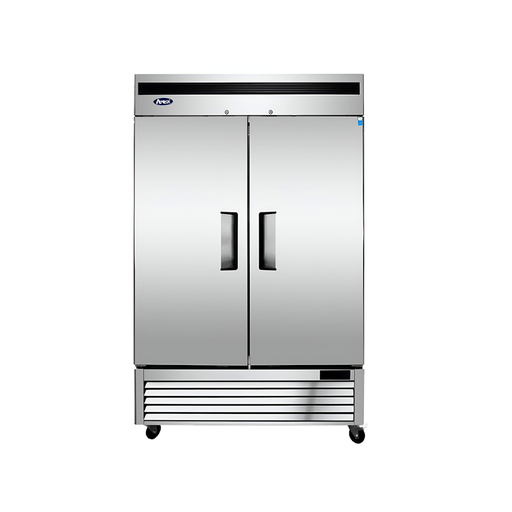 Refrigerador Acero 2 Puertas Sólidas MBF8507GR ATOSA