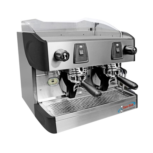 Cafetera Italiana Semiautomática 160 Tazas ITALBAR2C-BLACK SAN-SON