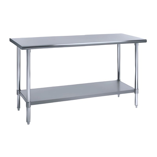 Mesa de Trabaja de Acero Inox 60x120x86cm MCEQMTG04 BONNE