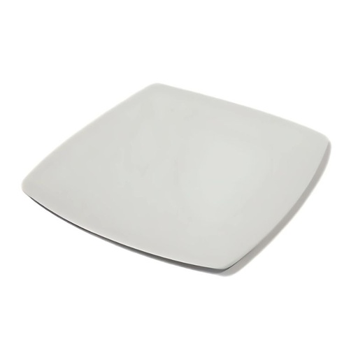 Plato Cuadrado de Melamina 25.4 x 2 cm MCPLMCP25B BONNE